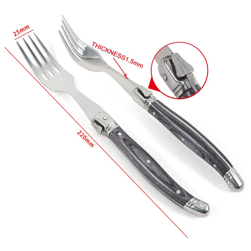 4-10 шт. Laguiole из нержавеющей стали вилка для стейка нож посуда набор столовых