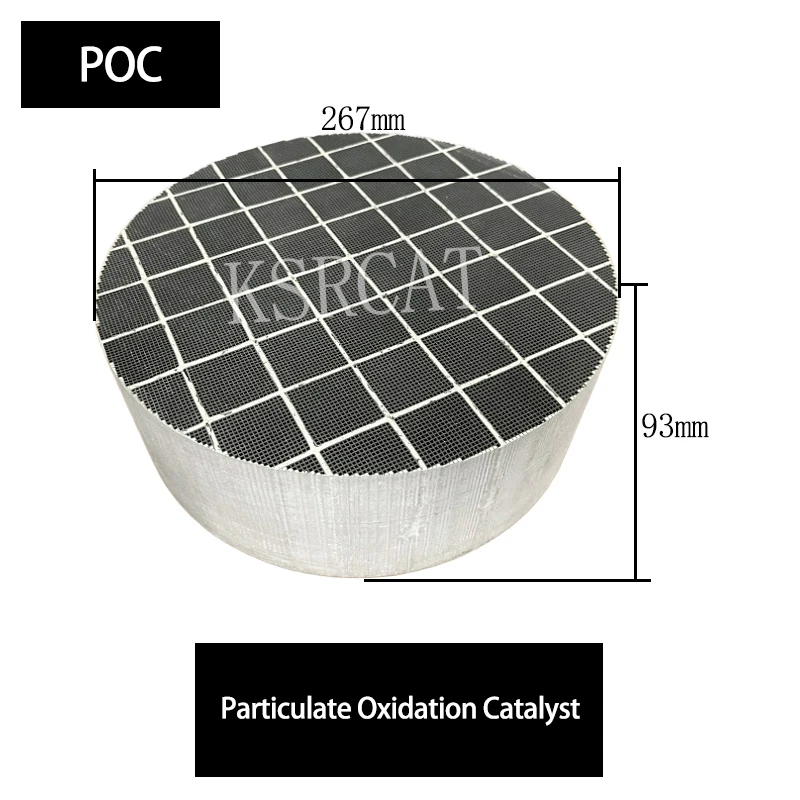 Карбид Siicon UNiversal POC 267*93 мм уменьшает частицы для дизельных грузовиков выхлопная