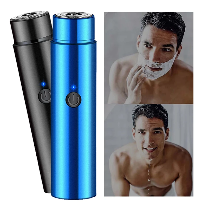 

New Style Electric Shaver Man Heads Beard Hair Trimmer Long-Lasting Battery Life Mini Portable Car Rechargeable Razor Travel