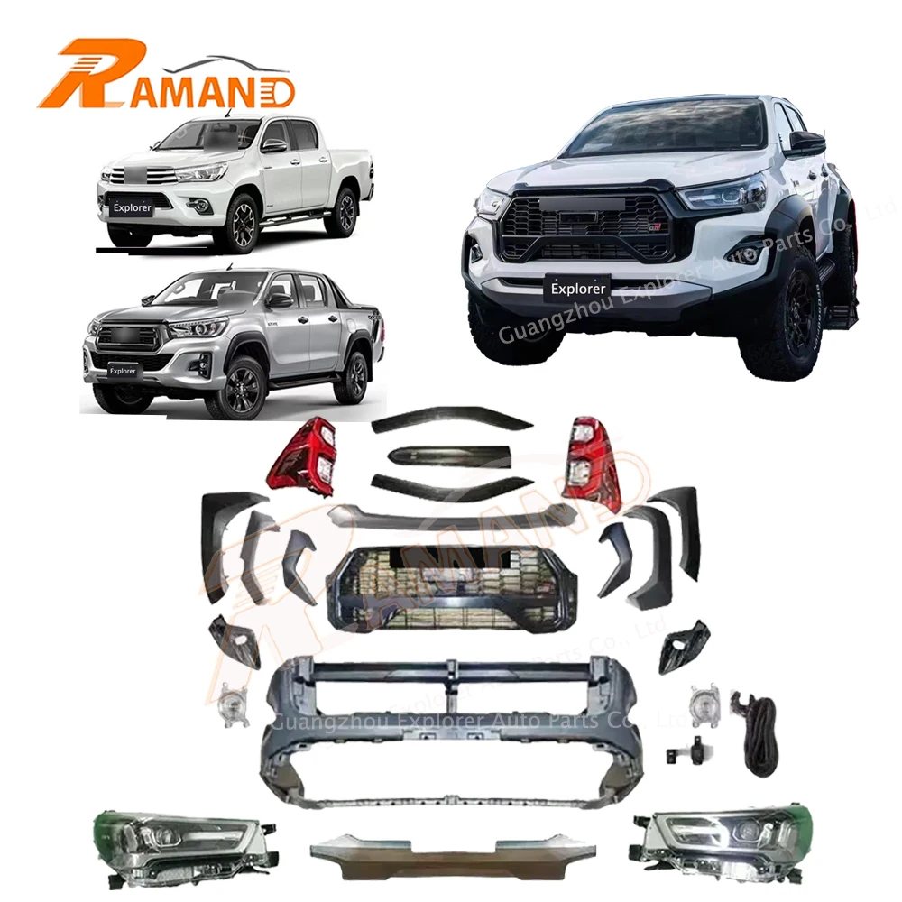RAMAND Bodykit для Hilux Revo Rocco 2016-2020 обновление до GR Sport Таиланд Body Kit 2023
