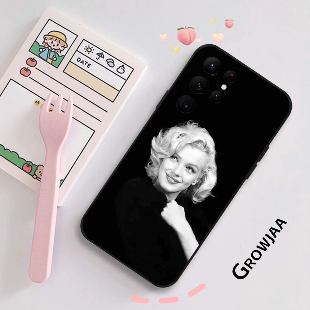 Чехол для телефона M-Marilyns M-Monroes Sexy Girl Samsung Galaxy S25 S24 S22 S23 Ultra S21 S20 Plus 5G Защитный