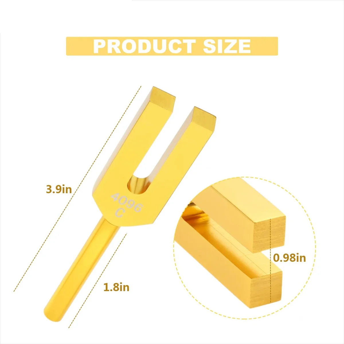 Набор камертонов 4096 Гц 4160 4225 для звукового исцеления музыкальных инструментов