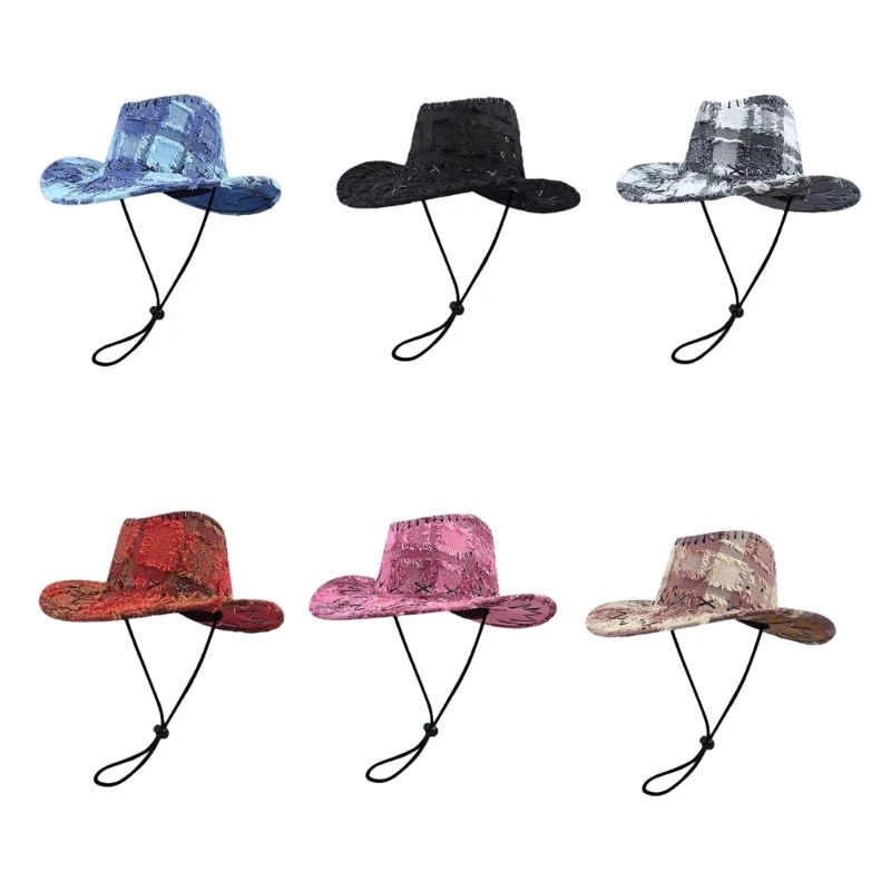 

Винтажный костюм в стиле вестерн, ковбойская шляпа, кепка для косплея, фестиваль, покупки, путешествия