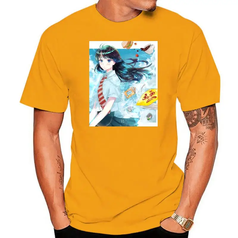 

Футболка с японским аниме надписью «love After The Rain», милая дизайнерская тенниска для женщин и мужчин, с принтом манга после дождя, кои, ва, амига...