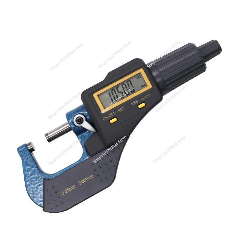 Цифровой Электронный микрометр измеритель толщины 0-25 мм с коробкой 0 001