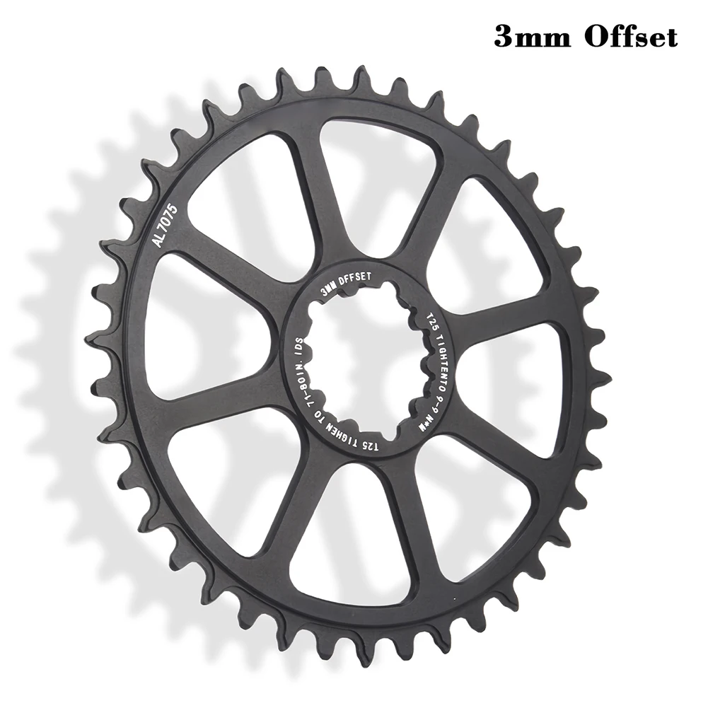 Звездочка для сверхлегкого шоссейного велосипеда 8-12S прямая установка узкие