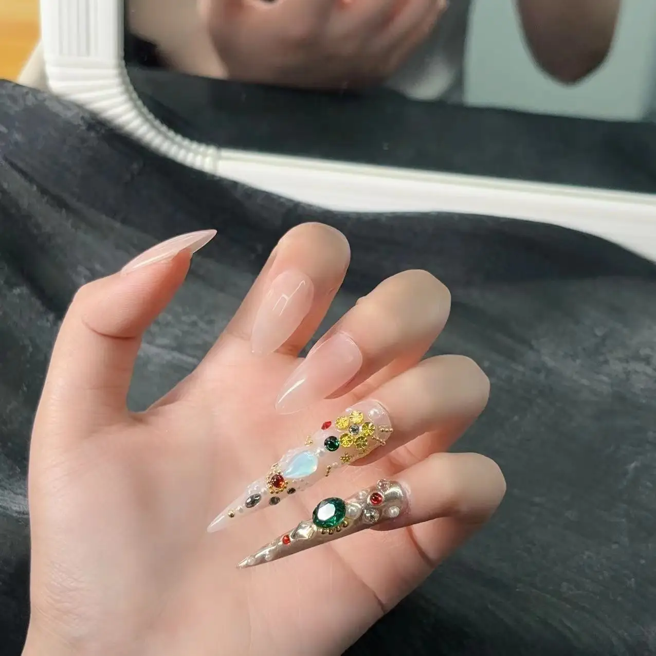 Wanwan доспехи чистый ручной доспех Дворцовый стиль современный съемный Маникюр