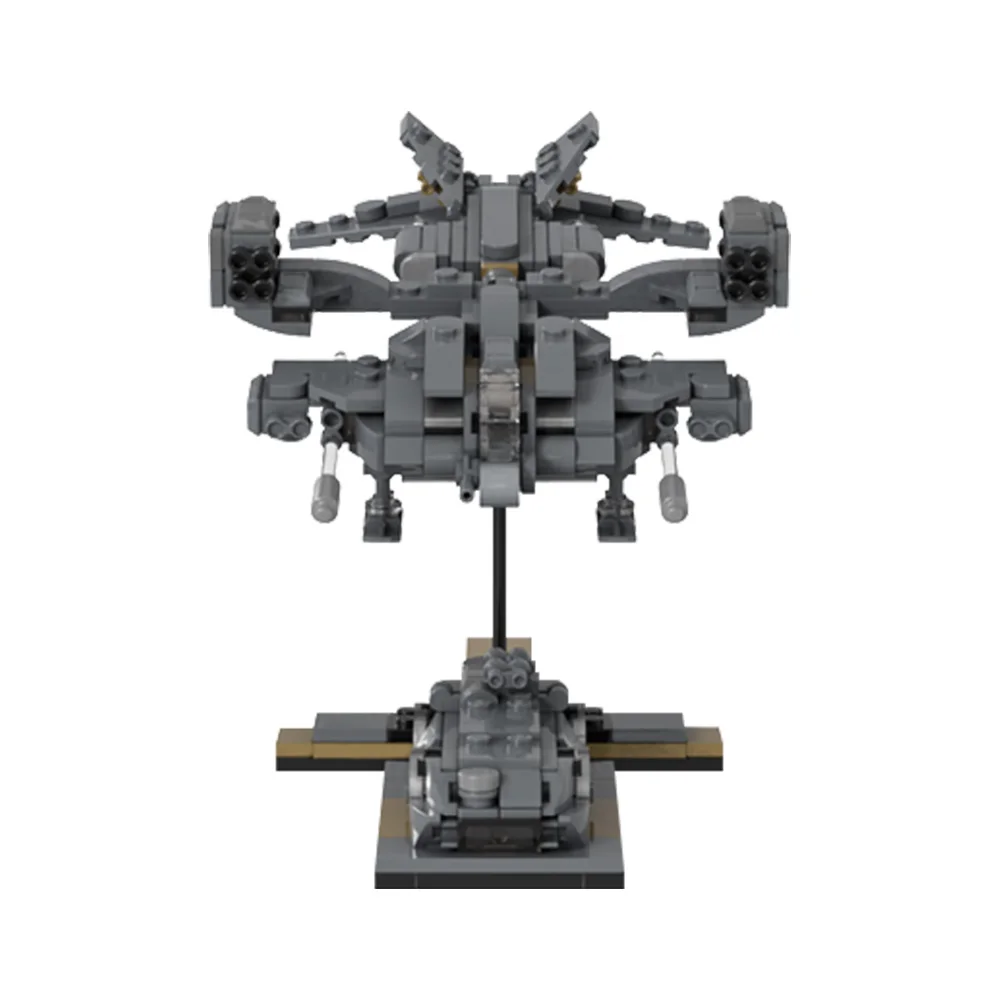 MOC Aliens Micro UD-4L Cheyenne Прямая поставка строительные блоки модель посадки посадка