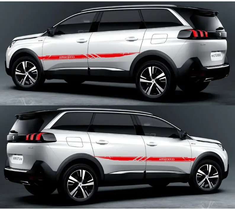 

Stripe Decal Graphic stickers Kit Compatible with Peugeot 5008