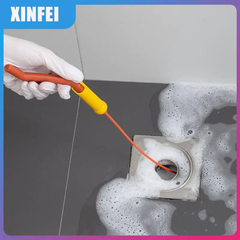 

Household Cleaning Tools Pipe Dredge Clog Remover Cleaning Modern Minimalist Drain Cleaner Sticks 630mm New Pipe Dredger Dredge