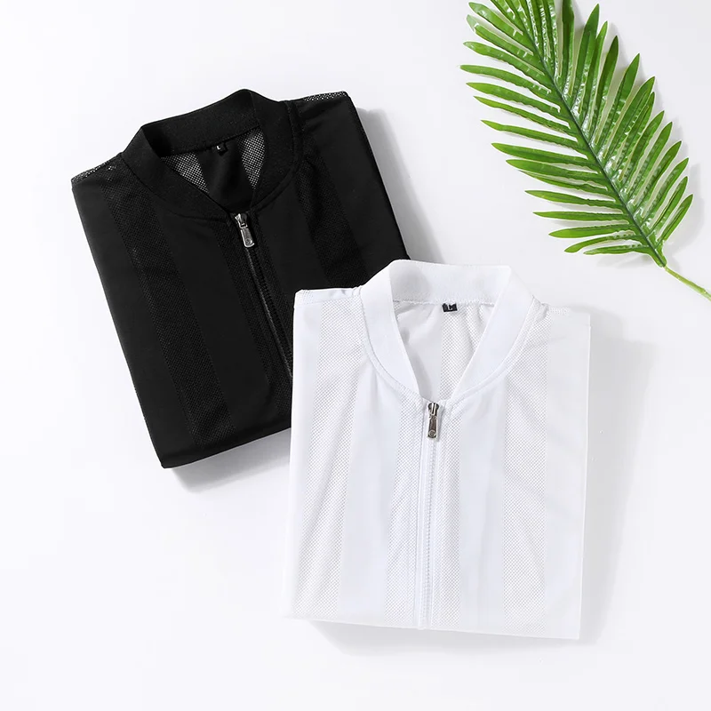 Сетчатая быстросохнущая кожаная одежда легкое дышащее быстросохнущее пальто