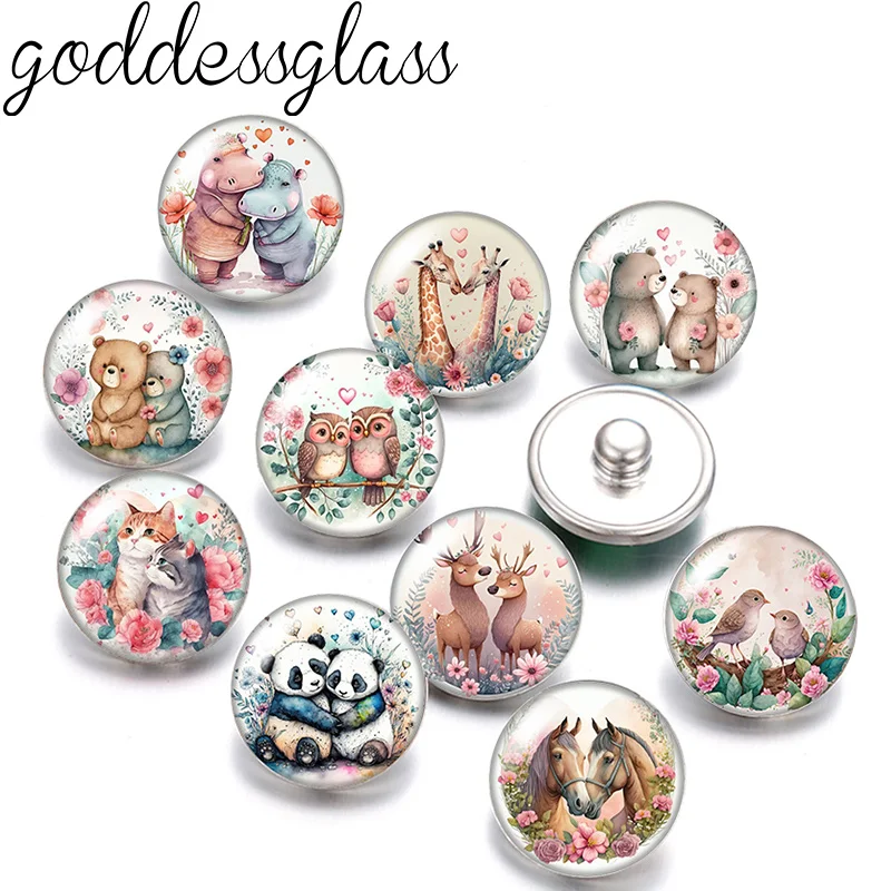 10 шт. круглые пуговицы для ожерелья 12/18 мм