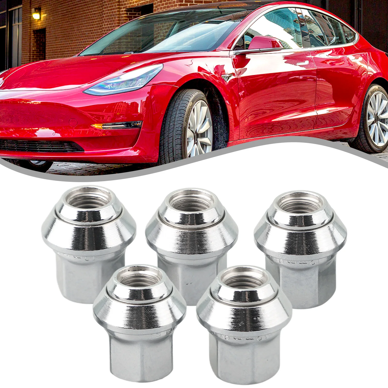 Совершенно новые хромированные колесные гайки автомобильные аксессуары для Volvo