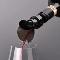 2 in 1 red wine stopper funnel pouring decanter silicone wine keep fresh seal bottle stopper wine stopper pourer drop shipping