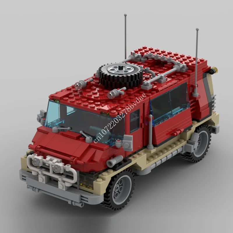 510 шт. модель скоростных чемпионов MOC 5581 фургона перезагруженная строительные