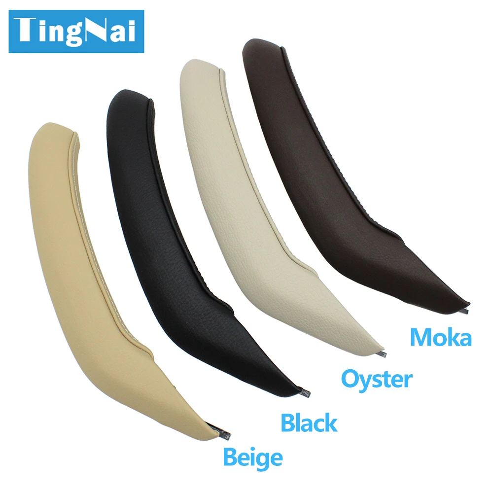 

LHD RHD Car Interior Passenger Door Left Right Pull Handle Leather Outer Cover Replacement For BMW X3 X4 F25 F26 2010-2016