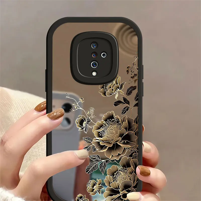 Силиконовый чехол для Vivo Z7X S12 Y9S S15 Pro U3 S1 Z1X Y7S T1X Z3 IQOO Neo 12 Z7 Зеркальный