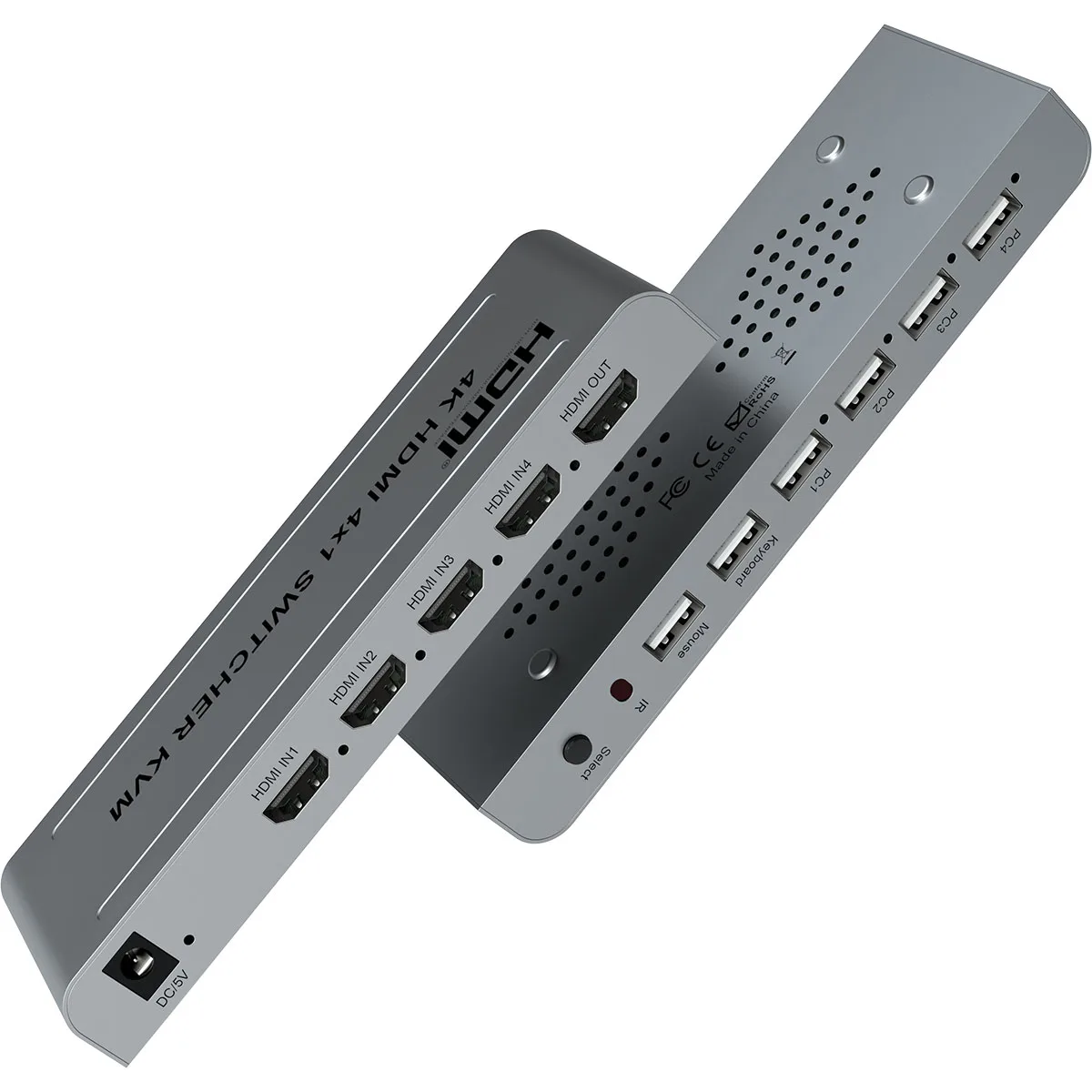 

Квм-Консоль 4K, 4 порта USB, HDMI, 4 клавиатуры, мыши