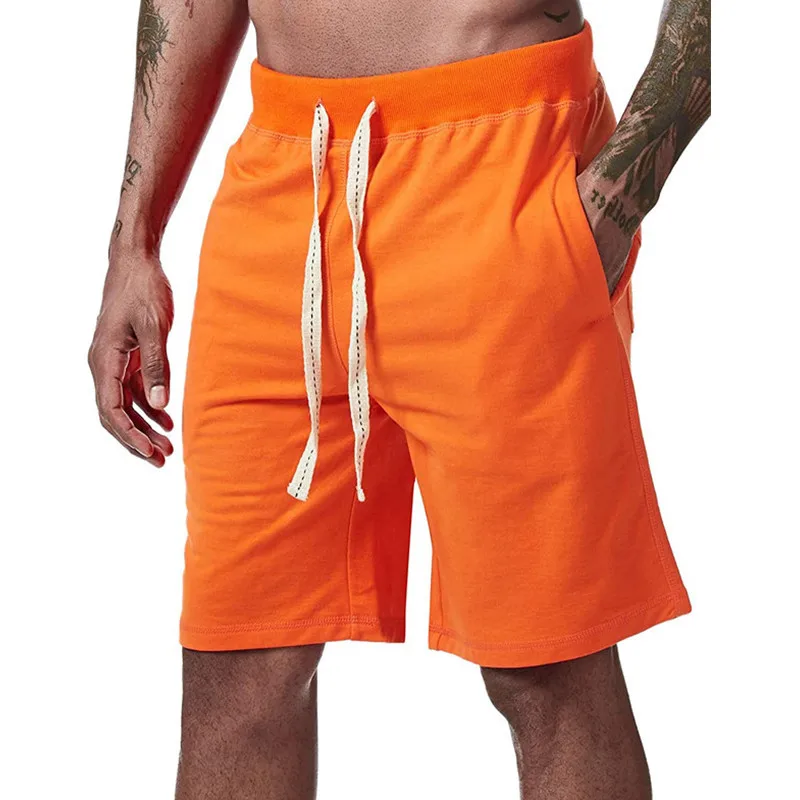 

Men's Loose Shorts Summer Casual Fifth Pants Middle Pants Beach Pants Large Size Drawstring Sports Pants Men's Fitness Pants