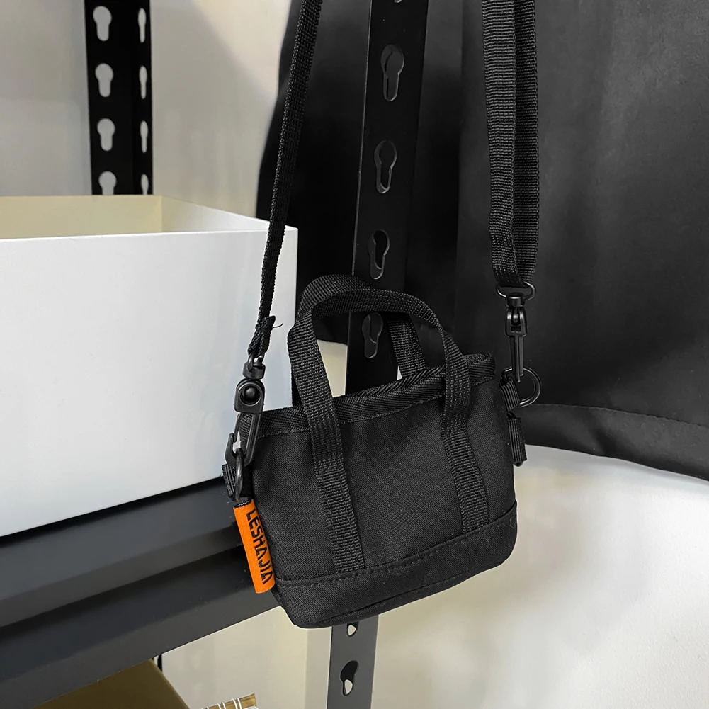 

Unisex Shoulder Bags Stylish Female Solid Color Students Satchel Handbags Reusable Messenger Bag Nylon Commuter Bag