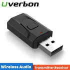 Аудиоприемник 5,0 с микрофоном, Bluetooth, для наушников, ТВ 3,5, AUX разъем