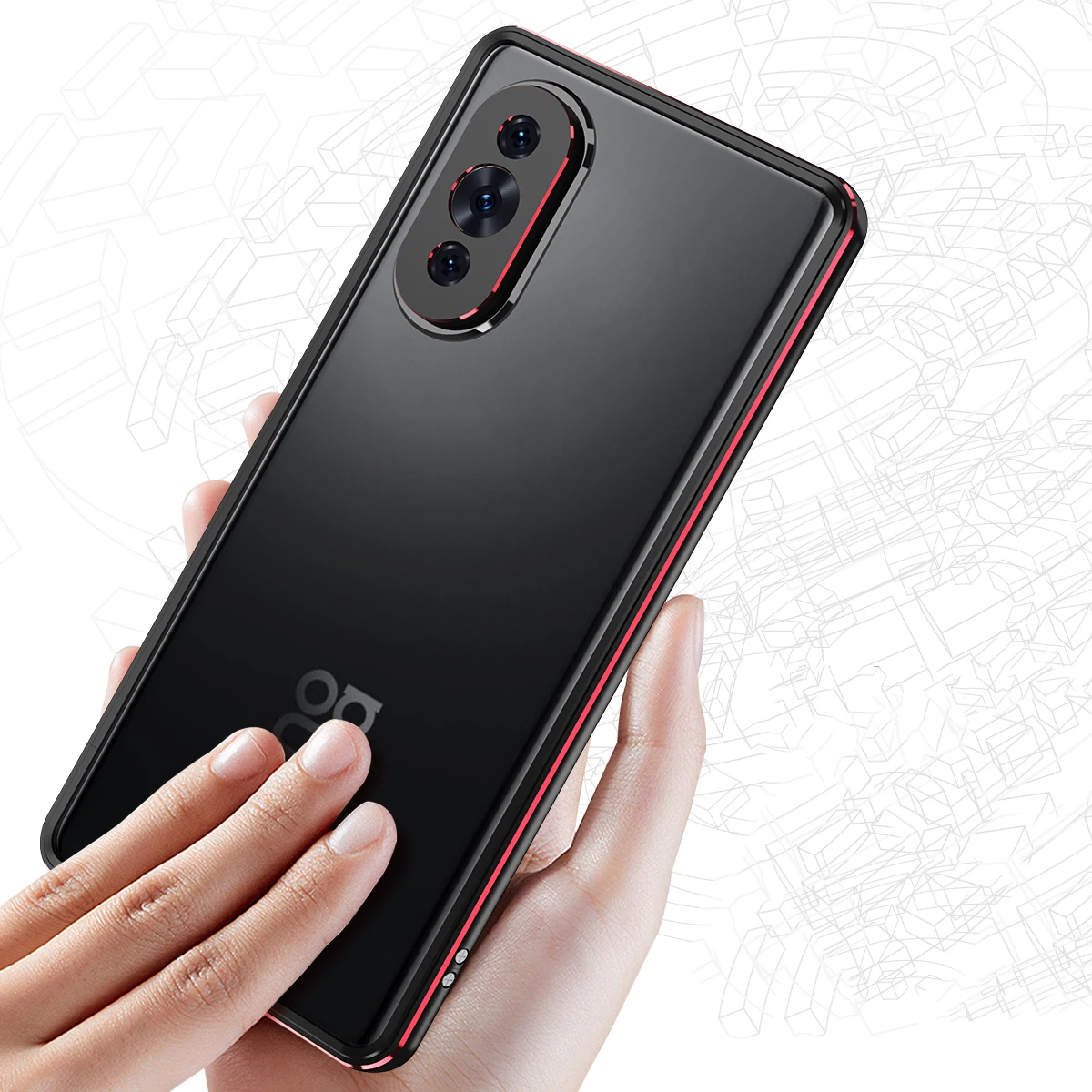 3D Strong Metal Bumper Case For Huawei Nova 10 Pro Aluminium Camera Lens Protector Frame Shockproof Armor Phone Cover Nova 10