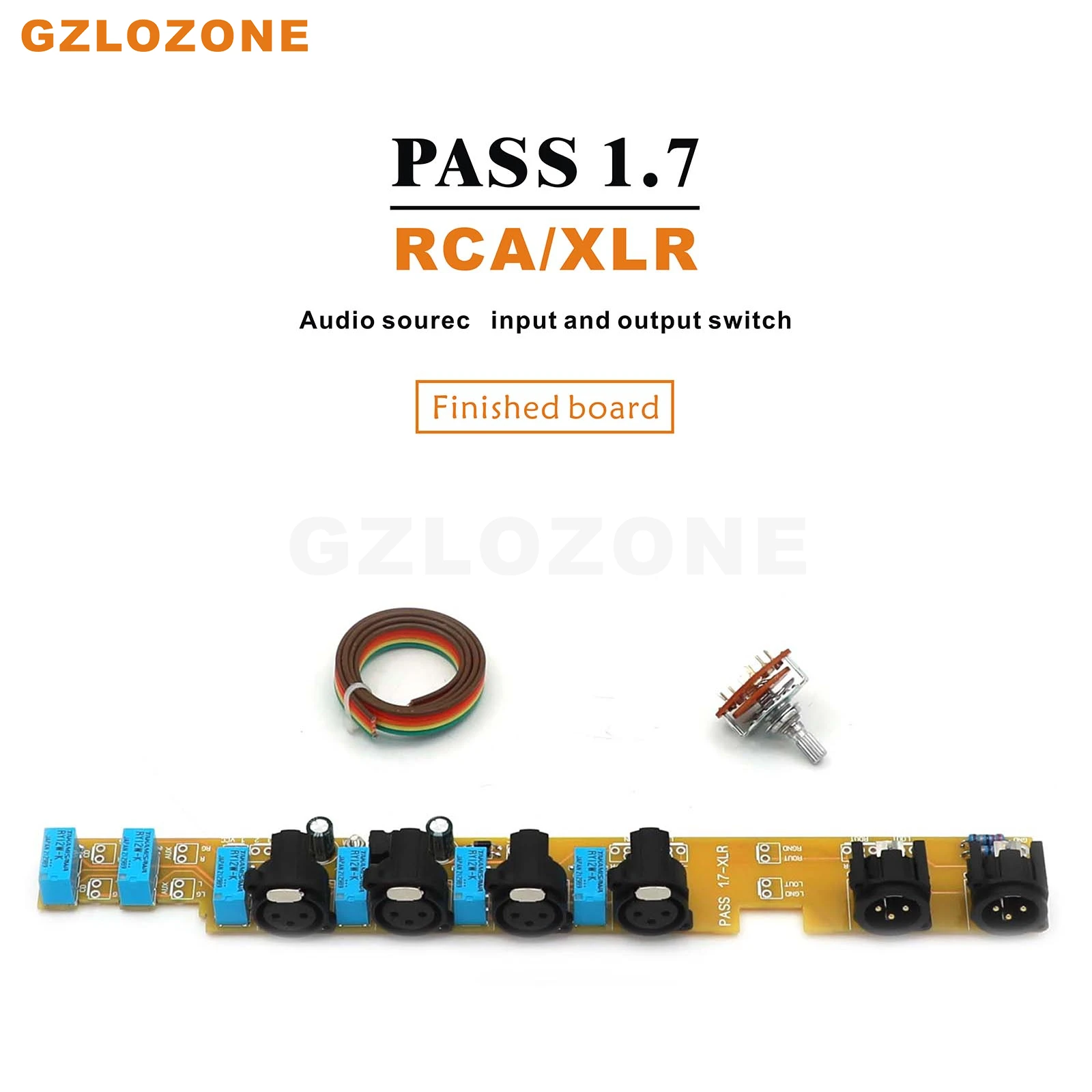 

Плата переключателя аудиоисточника PASS 1,7 RCA/XLR, плата ввода и вывода, 2-сторонний вход RCA/XLR + 1-ходовой выход RCA/XLR, комплект «сделай сам»/готовая плата