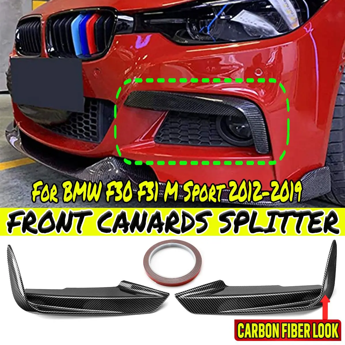 2 шт. передний бампер для BMW F30 F31 M Sport 2012-2019 |