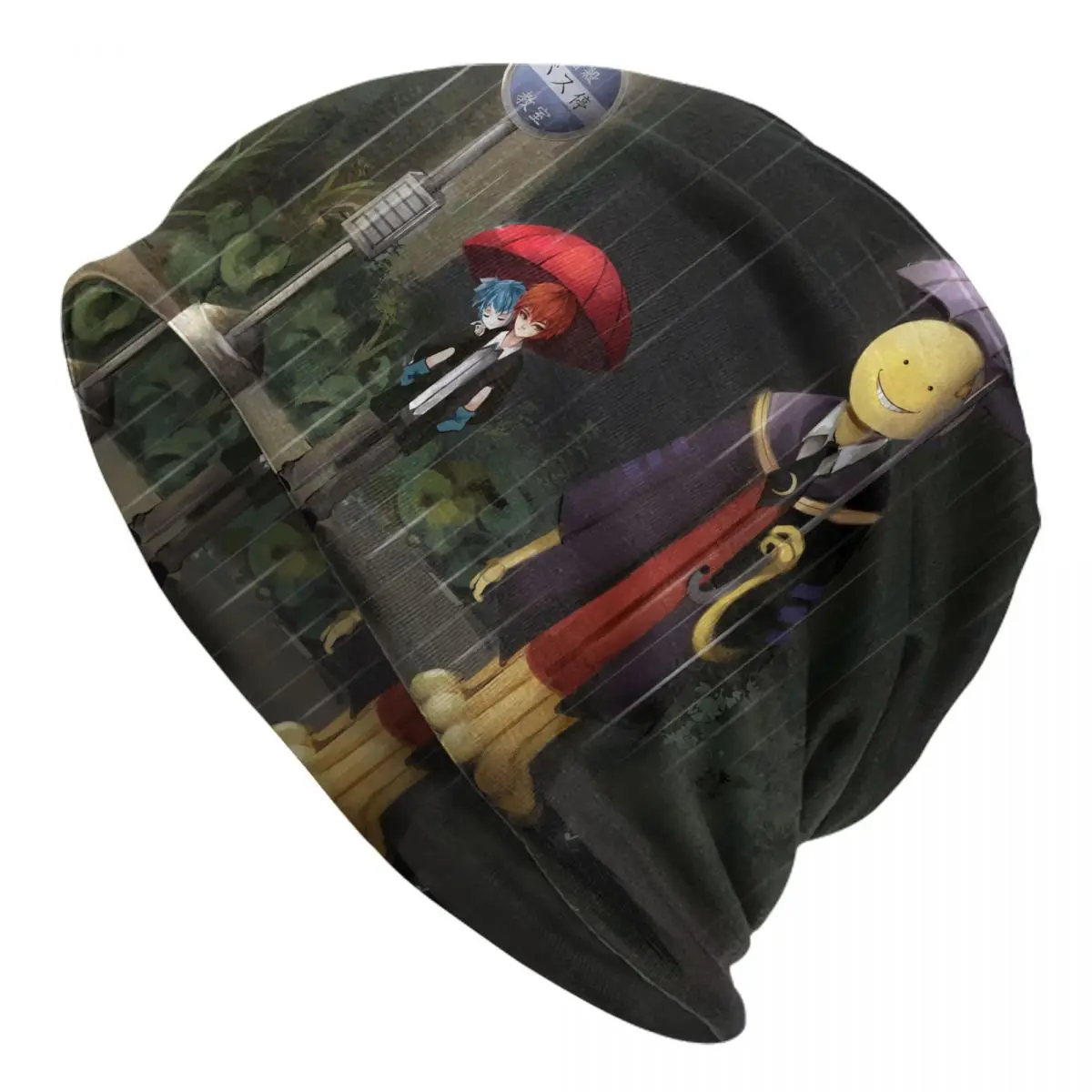 

Man Assassination Classroom Winter Warm Beanie Hat Hip Hop Winter Beanies Skullies Male Skullies Cap