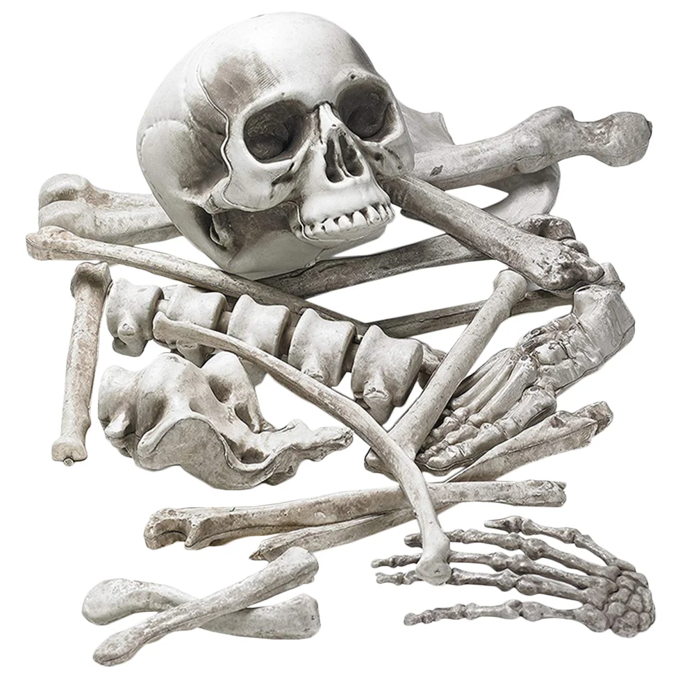 

Halloween Outdoor Supplies Decorate Hallowen Party Decoration Haunted House Plastic Humans Bones