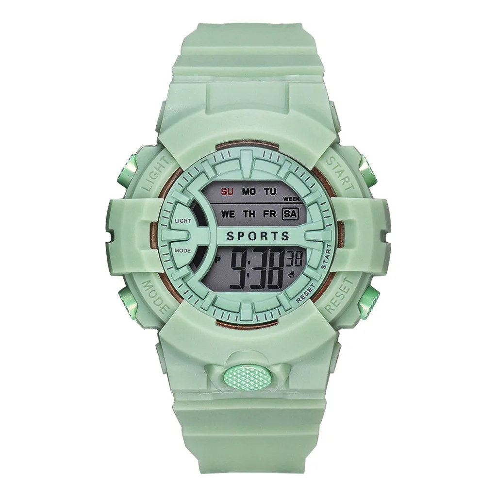 

Fashion Multifunction Sports Watch Display Date Calendar Week Alarm Unisex Watch men часы мужские erkek kol saati reloj digital