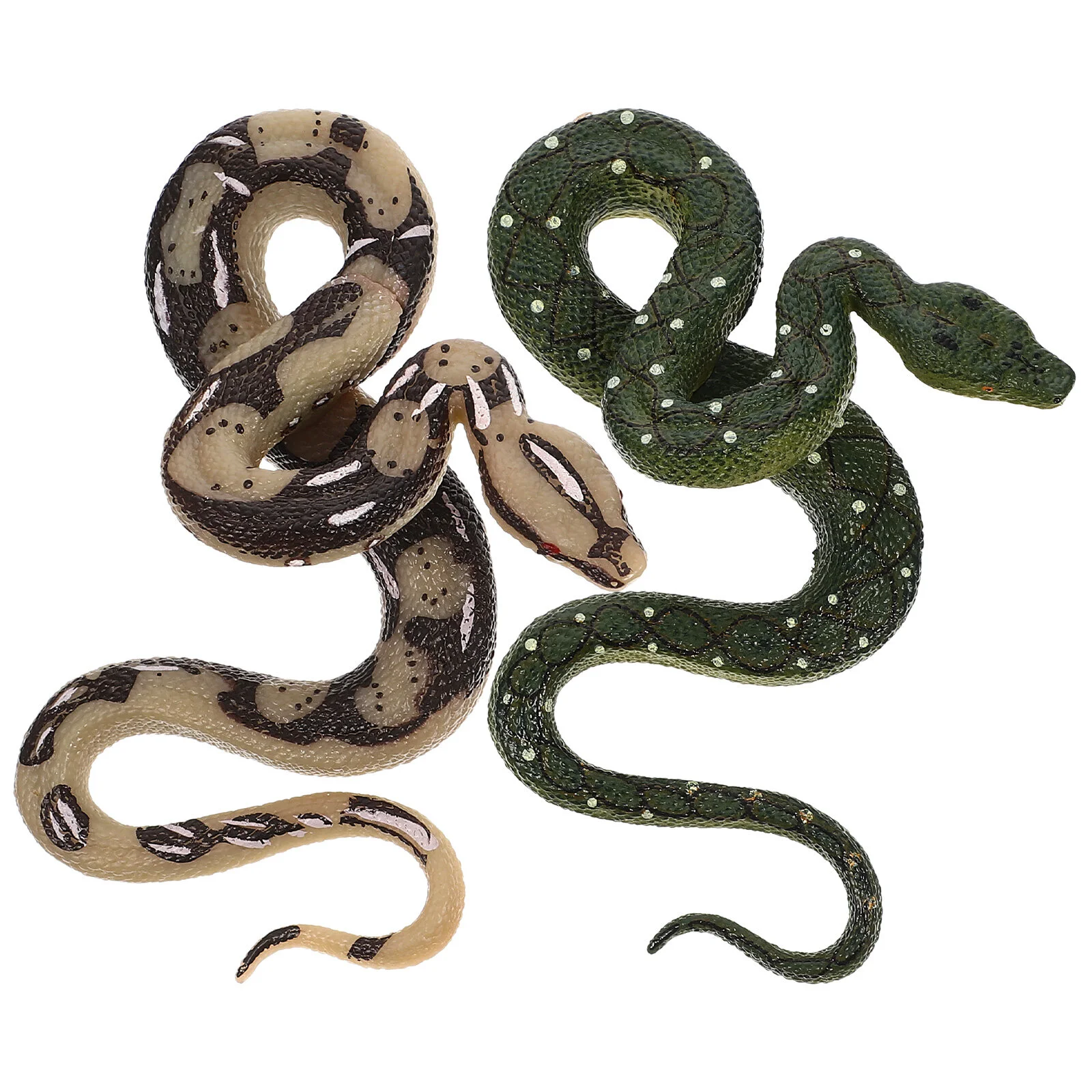 

Puppet Snake Ornament Simulation Adornment Figure Model Small Decoration Animal Figurine Miniature Statue
