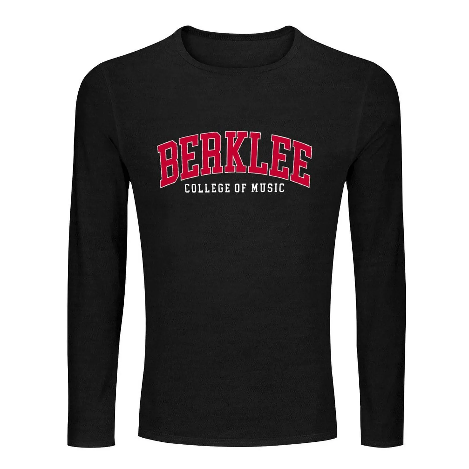 Berlee College Font Curved Long T-Shirt футболка большого размера мужские футболки с рисунком