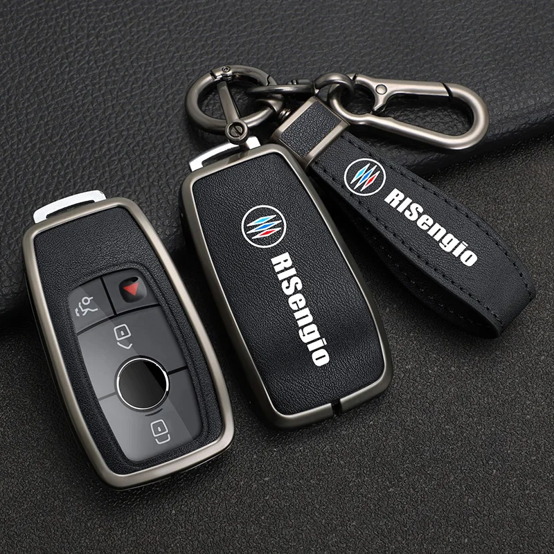

Leather Car Key Case Cover Holder Shells For Mercedes Benz W221 W177 W205 W213 A C E S Class Car-Styling Accessories