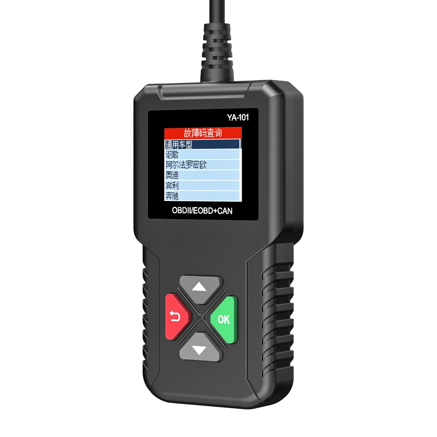 Фото Сканер OBD2 YA-101, аналогичный CR3001, считыватель кодов неисправностей двигателя автомобиля, диагностический инструмент OBD. №5
