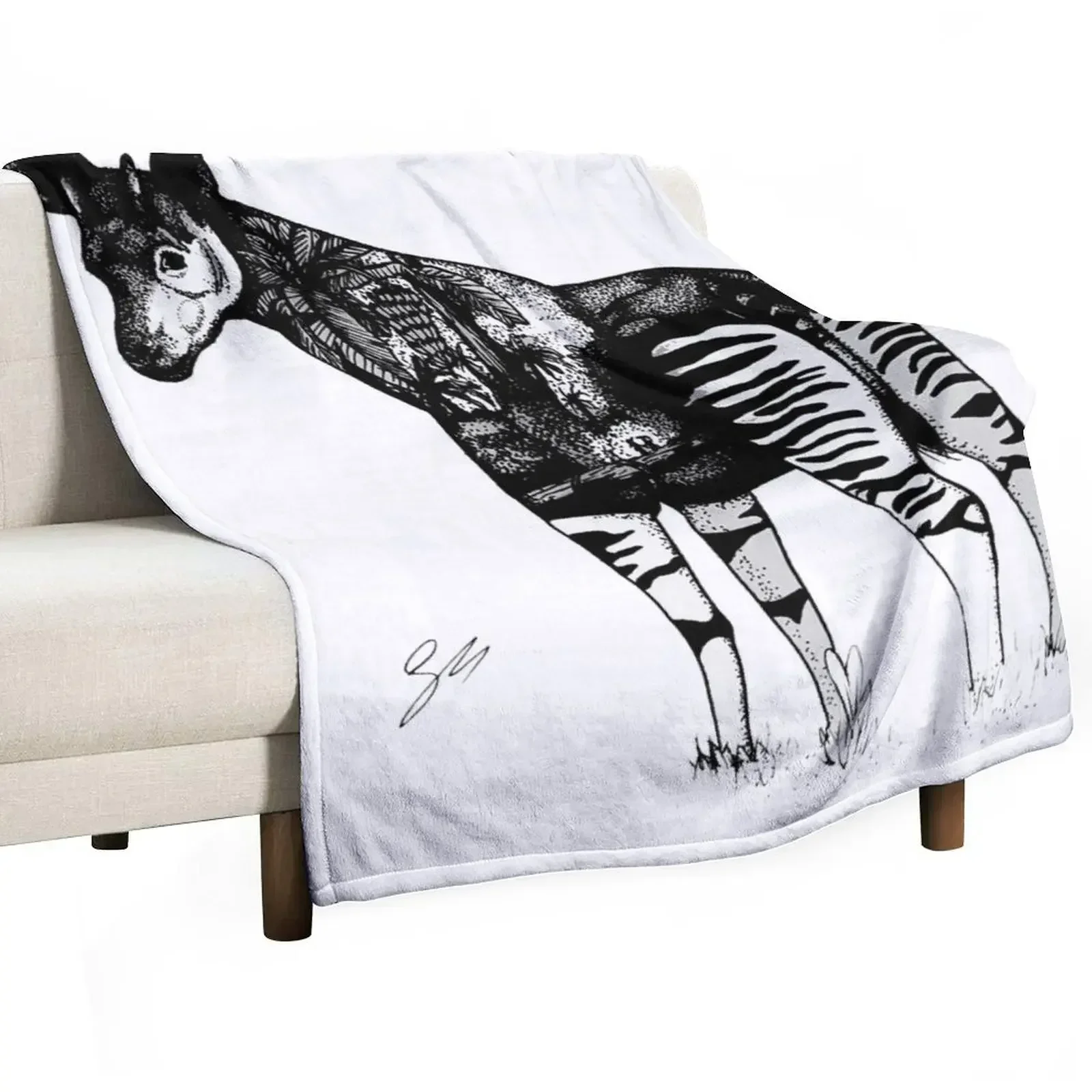 Одеяло Okapi плюшевое теплое зимнее одеяло для дивана тонкие забавные подарочные