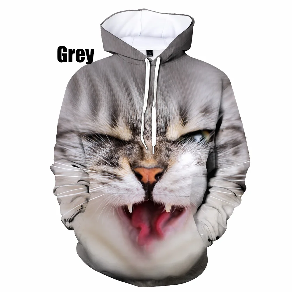 

Newest Fashion Cute Cat 3D Printed Hoodie Casual Men Women Animal Cat Hooded Pullovers streetwear hoodie 2022