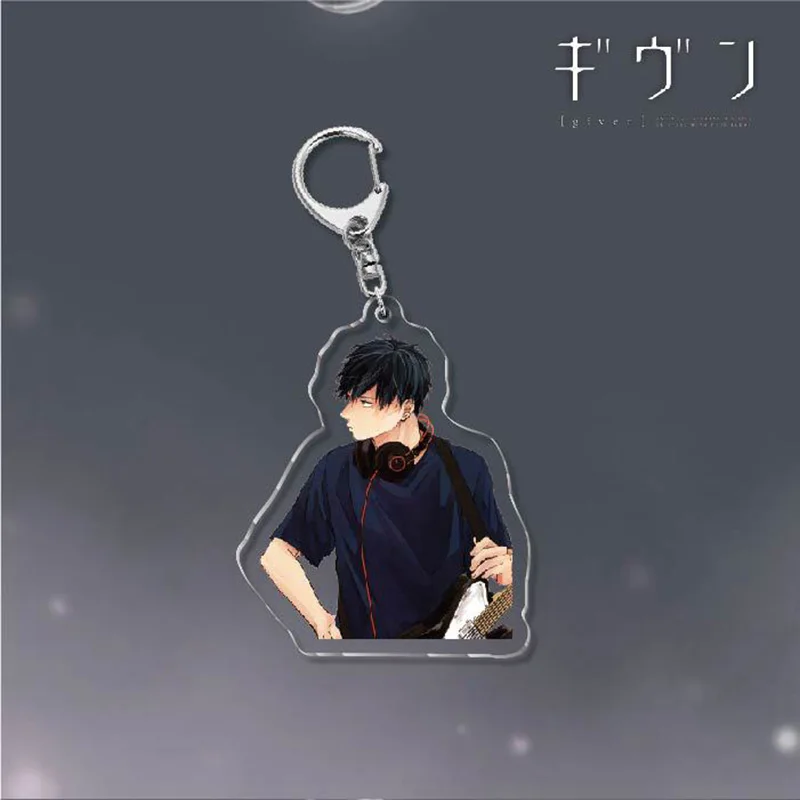 Брелок в стиле аниме с мультяшным принтом манга Yaoi Bl прилагается акриловый