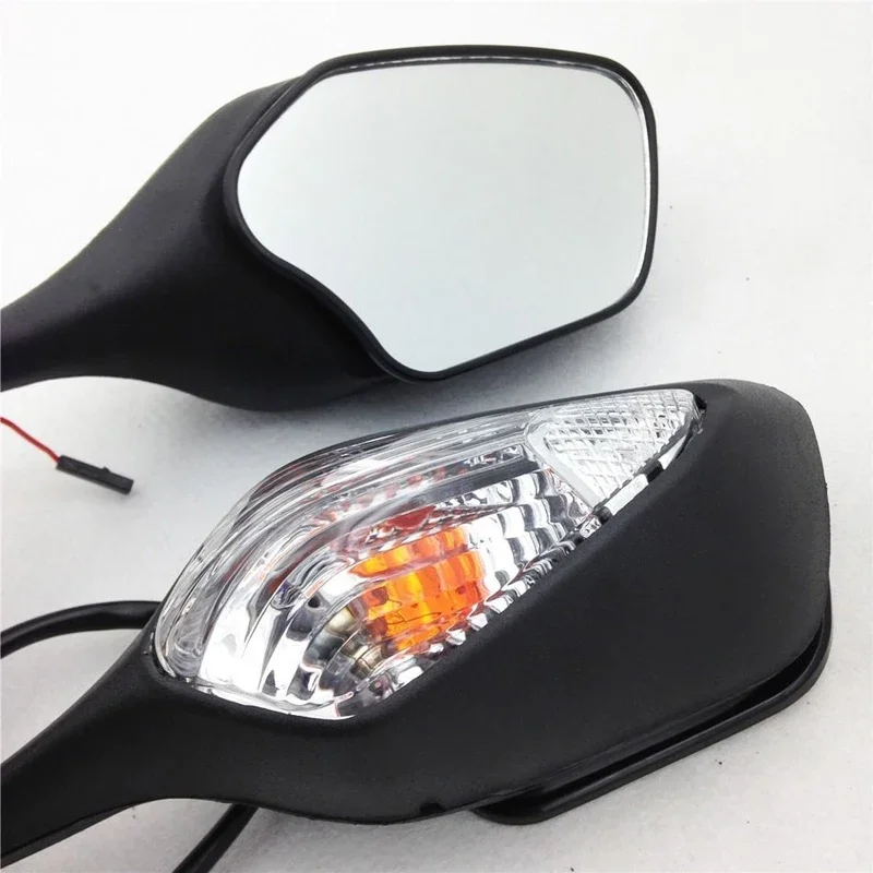 Мотоциклетные светодиодные указатели поворота боковые зеркала заднего вида для