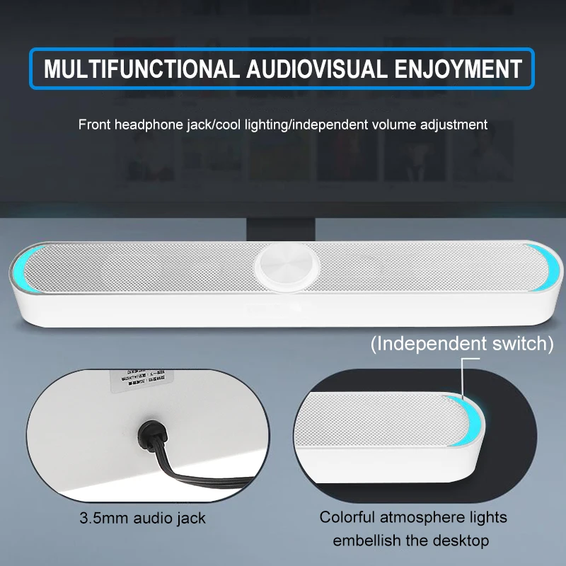 Bluetooth-Колонка SADA мультимедийный динамик с объемным стереозвуком