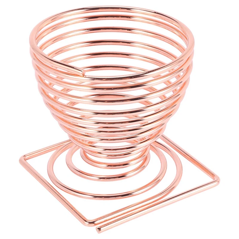 Air Plant Overhead Planting Stand Flower Pot Plant Display Rack, Live Tropical Plants, 12 Pieces, Rose Gold