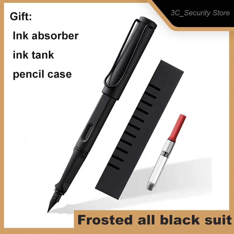 

Germany Fountain Pen Matte Black Gift Box Student Calligraphy Pen Office Supplies Exquisite Office Gift Pen For Friends