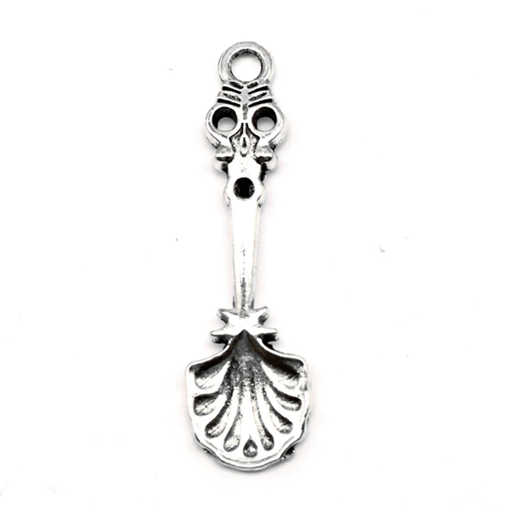 

Spoon Charm For Making Jewelry Diy Finding 60pcs 10x36mm