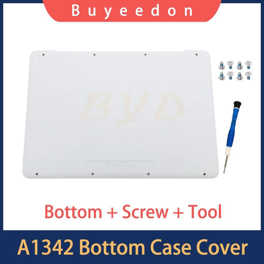 Новинка 98% a1342 нижний корпус с винтовой отверткой для Macbook белый 13 дюймов A1342