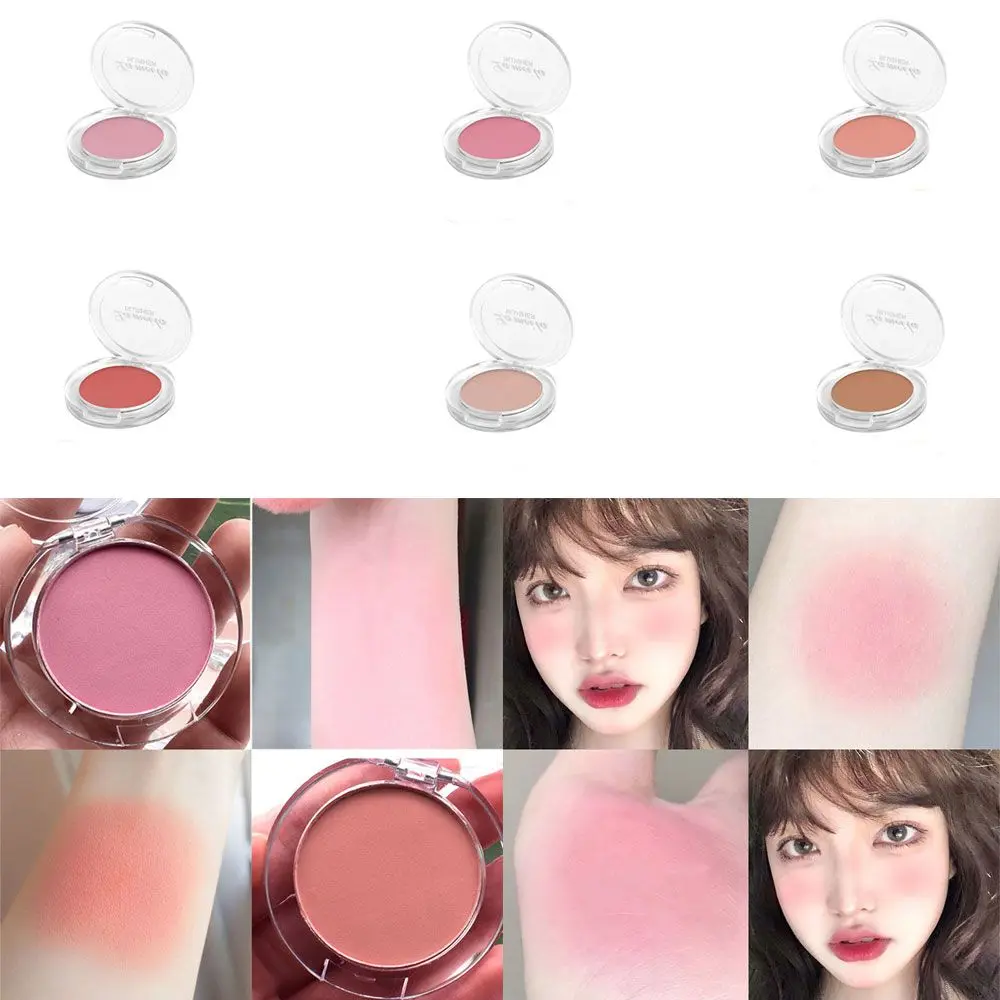 

Girl Lasting Luster Pink Rouge Nude Makeup Monochrome Blush Palette