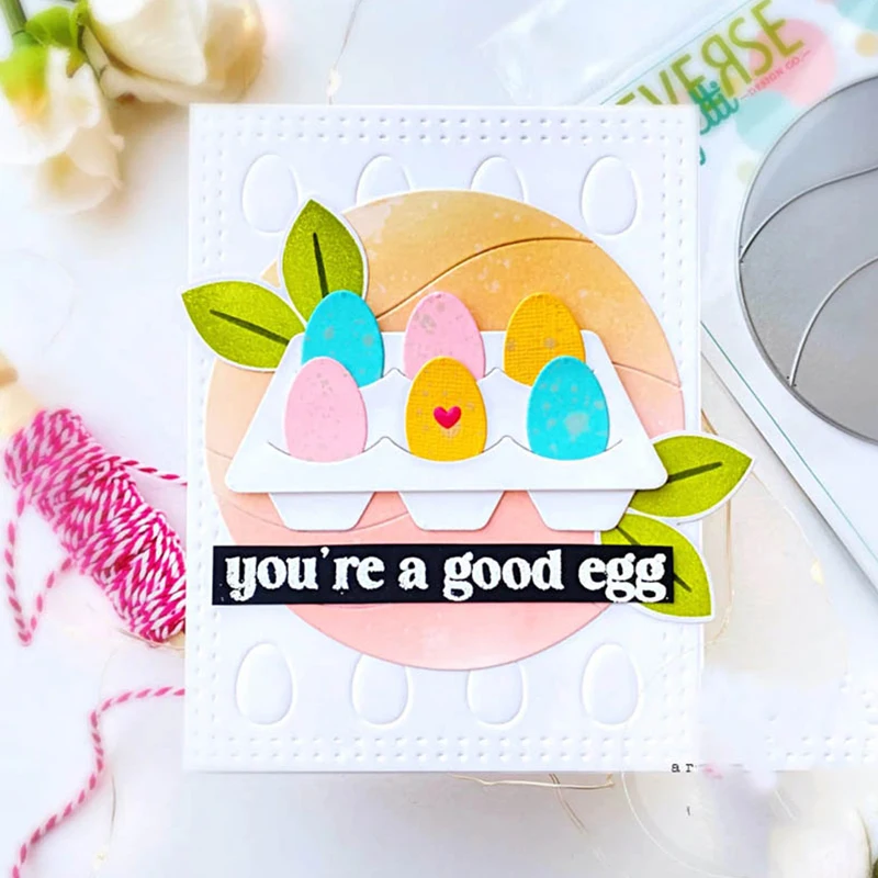 

Металлические штампы Panalisacraft в виде пасхальных яиц, трафареты для рукоделия, скрапбукинга, альбома, декоративное тиснение, бумажные открытк...