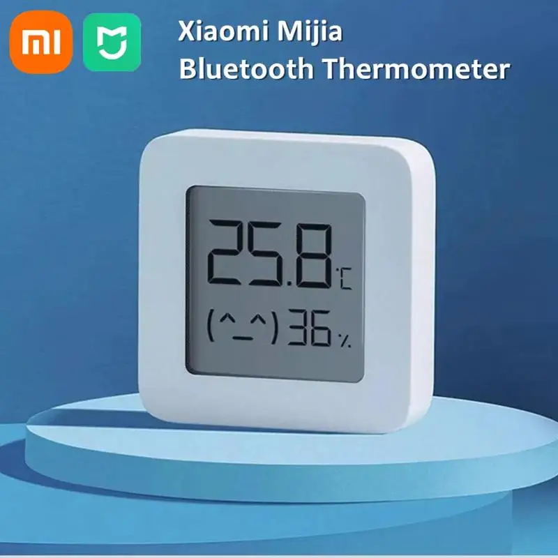 

Xiaomi Mijia Bluetooth-совместимый термометр 2 мини беспроводной умный электрический цифровой гигрометр датчик влажности для приложения Mihome