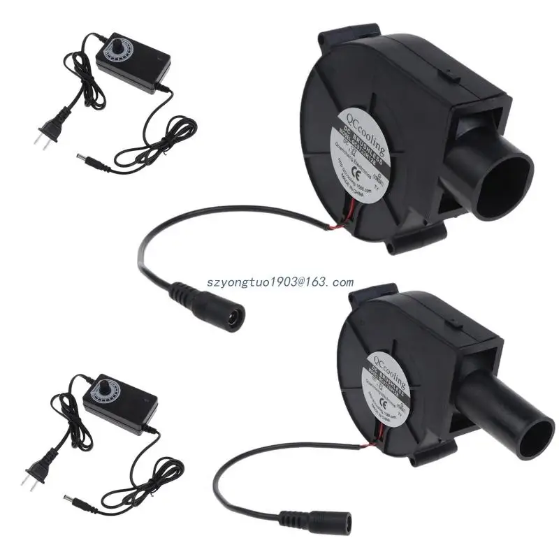 

9733 Blower 97x97x33mm BBQ Stove Camping Grills Fan with 26/33mm Air Duct