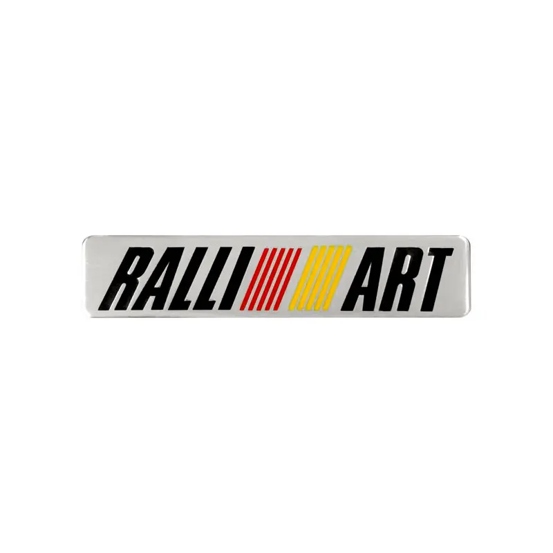 

3D Алюминиевый логотип Ralliart, стикер для стайлинга автомобиля, эмблема кузова автомобиля, окна, бампера, двери, декор для Mitsubishi Lancer 9 10 Asx Outlander