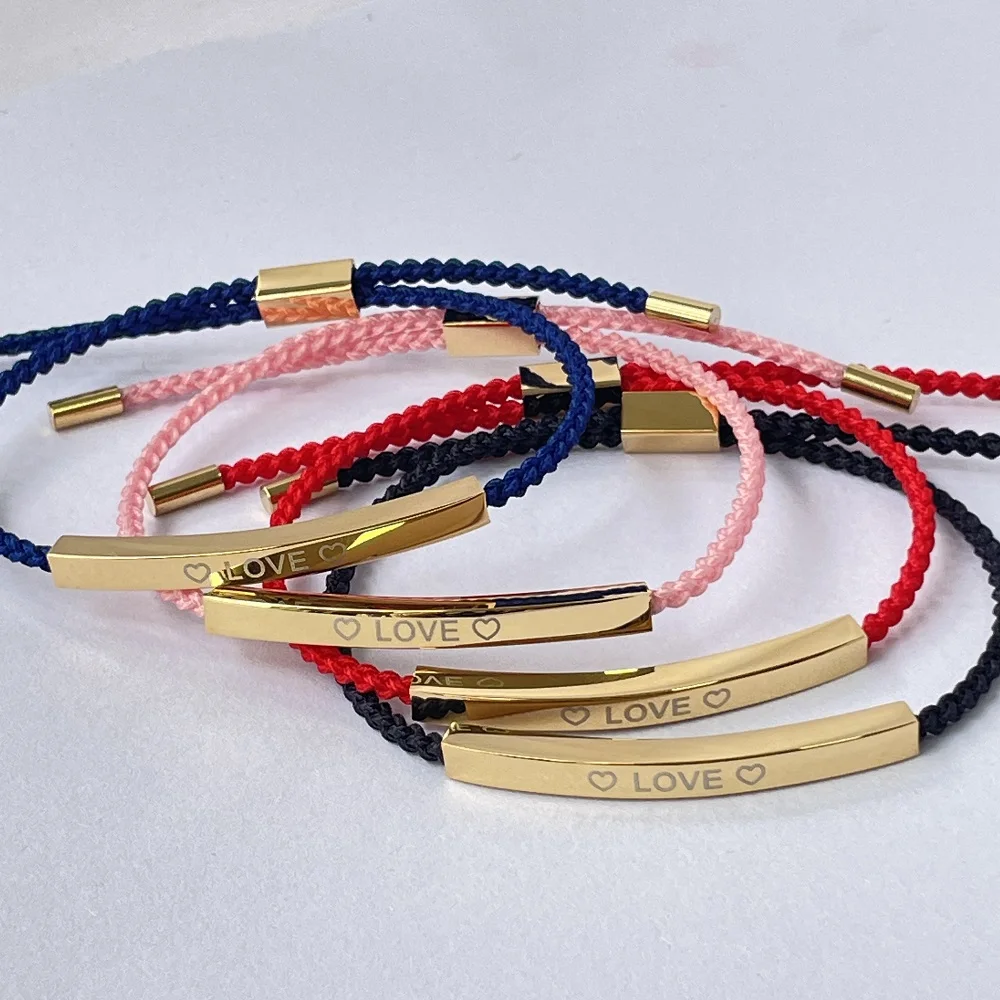 

Mother's Day Adjustable Bracelets Golden Stainless Steel Bracelet Gift For Mom